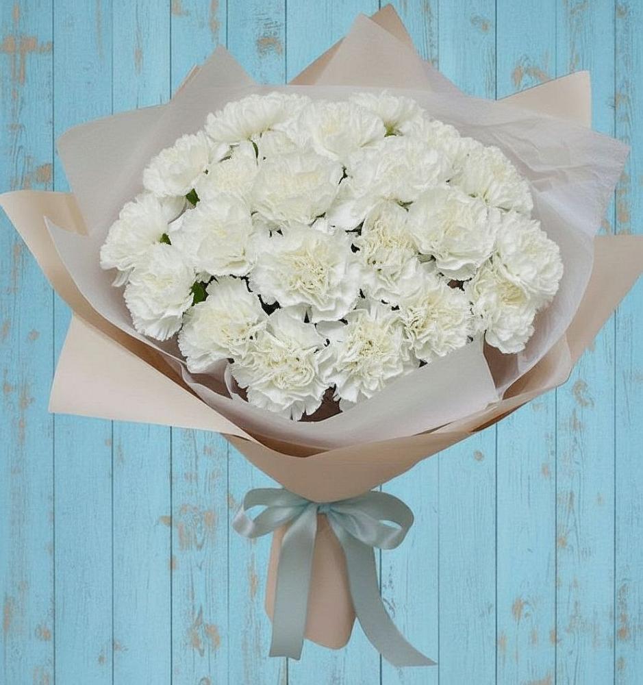 Букет цветов из: Гвоздики в Заозерном