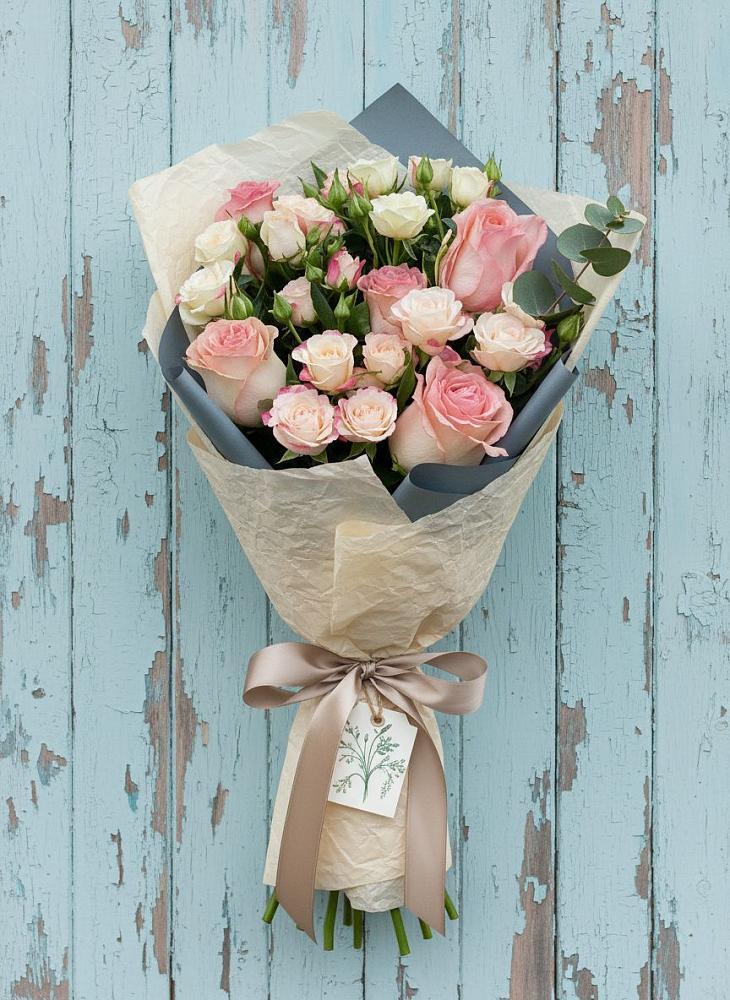 Букет цветов из: Розы в Заозерном