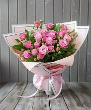 Букет Розовый кустик в Заозерном