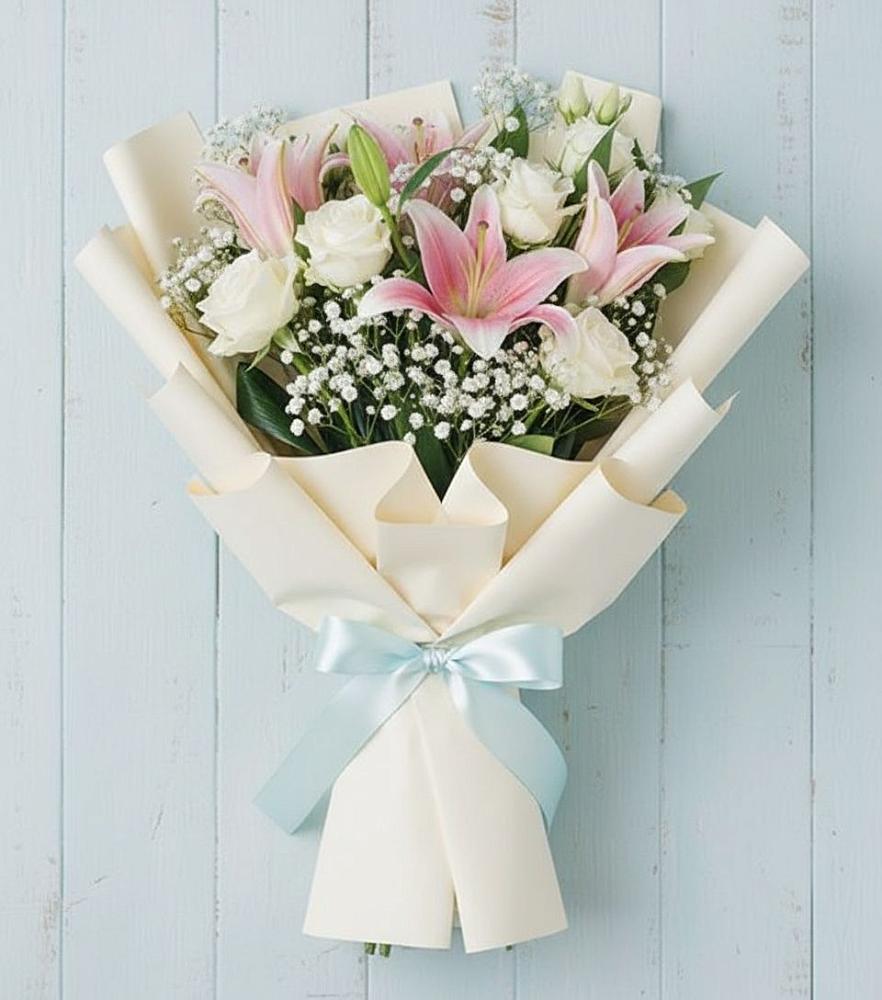 Букет цветов из: Лилии в Заозерном