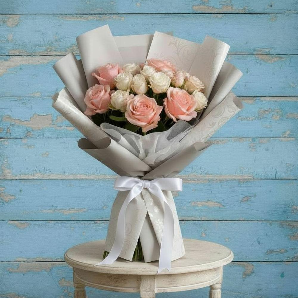 Букет цветов из: Розы в Заозерном