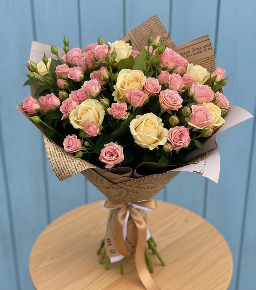 Букет цветов из: Розы в Заозерном