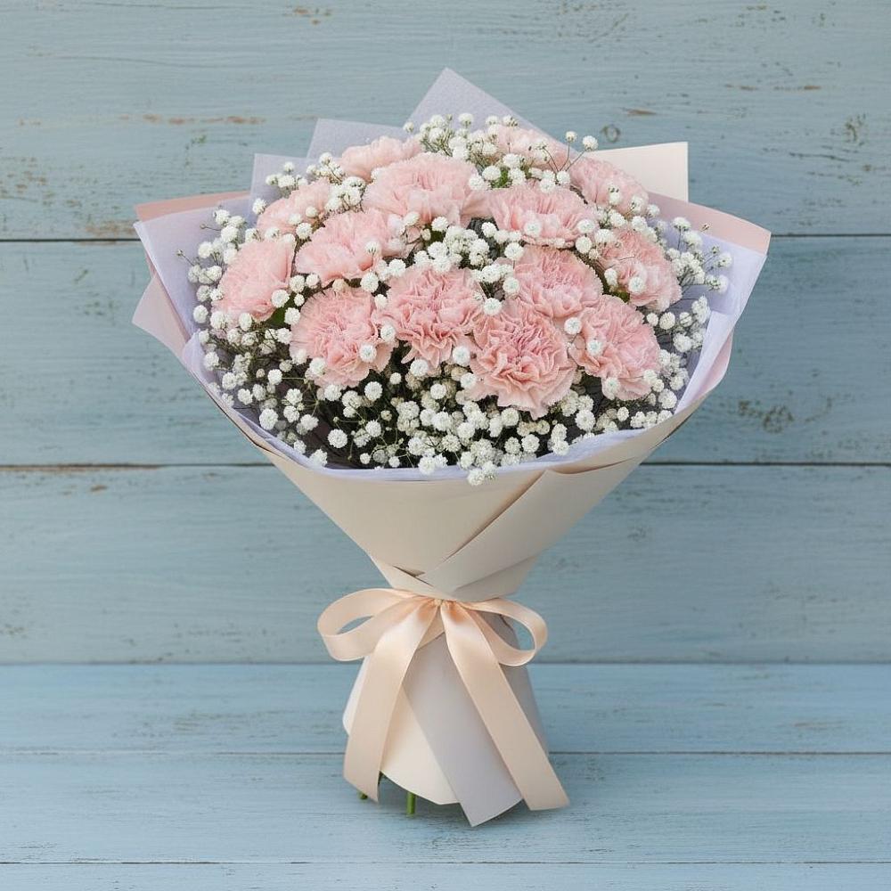 Букет цветов из: Гвоздики в Заозерном