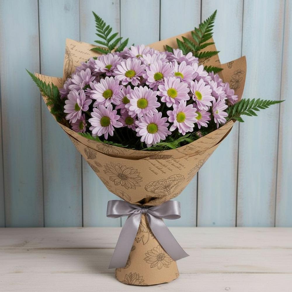 Букет цветов из: Хризантемы в Заозерном