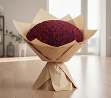 Букет 101 Красная роза в Заозерном