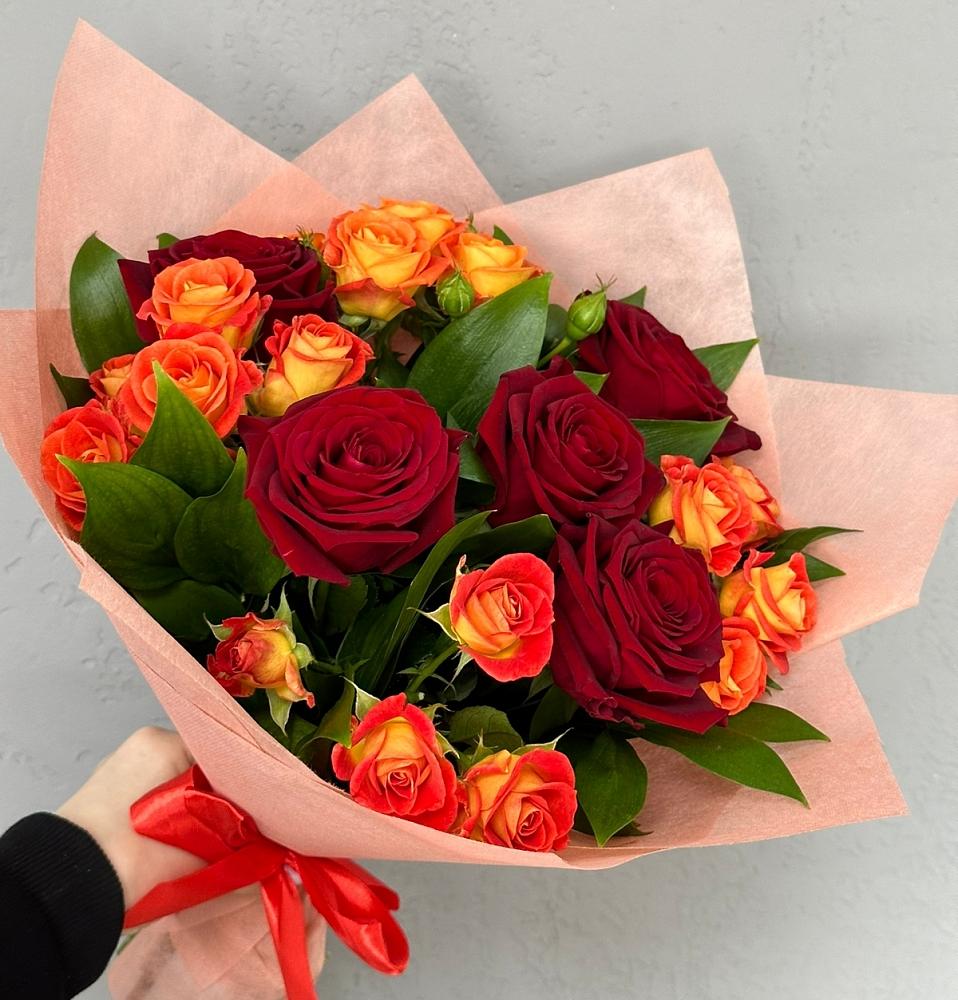 Букет Любовь и восторг в Заозерном