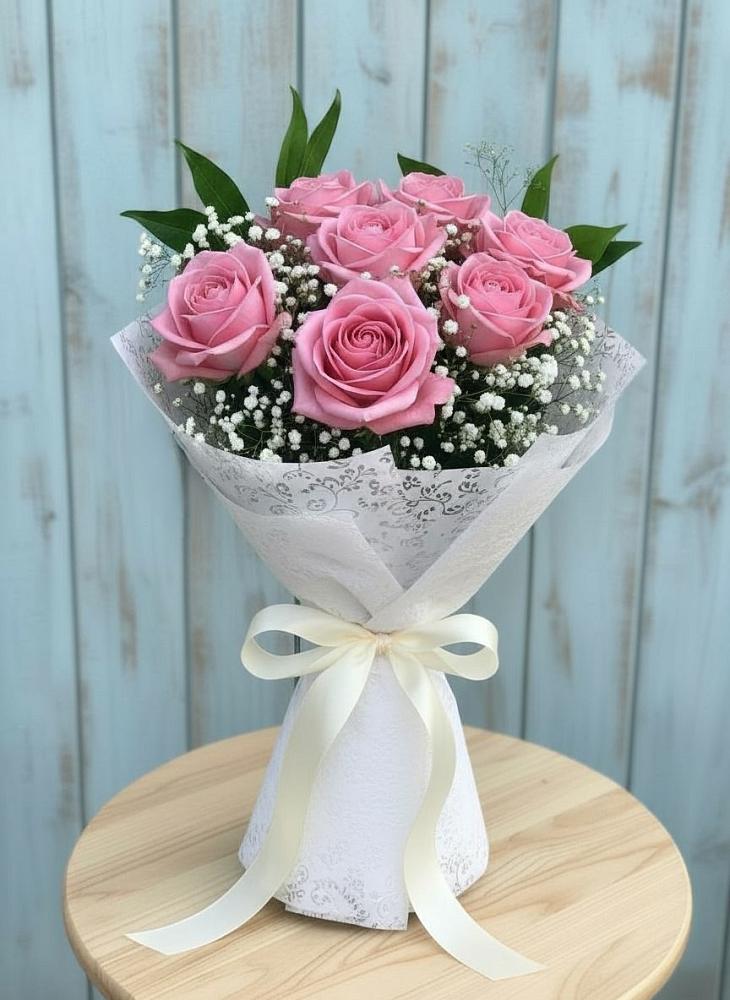 Букет цветов из: Розы в Заозерном