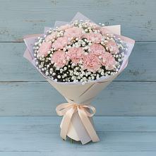 Букет цветов из:  Гвоздики в Заозерном