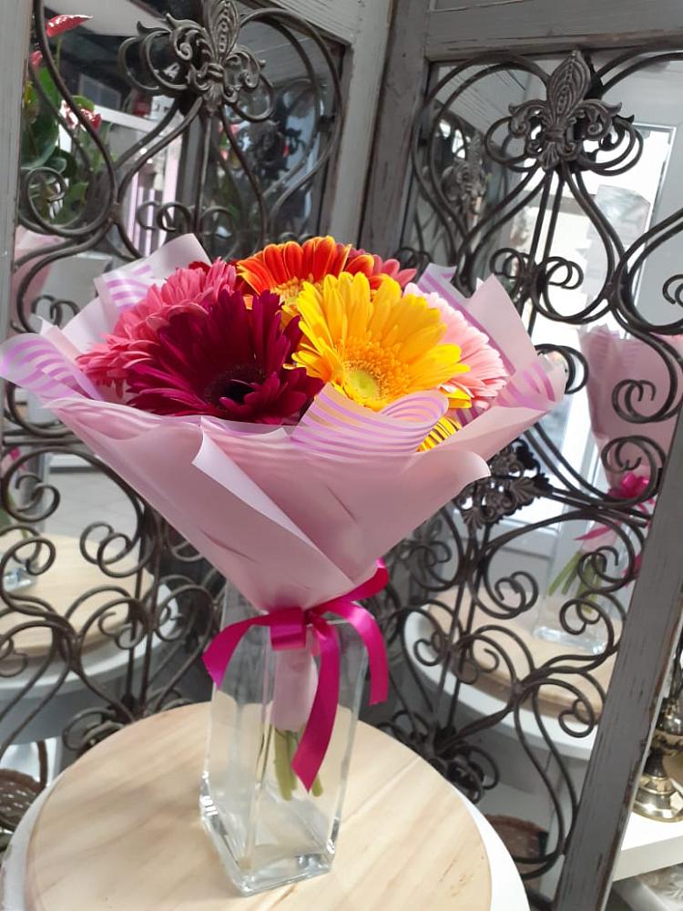 Букет цветов из: Герберы в Заозерном