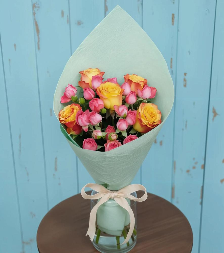 Букет цветов из: Розы в Заозерном