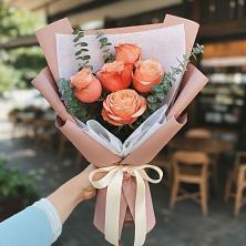 Букет цветов из:  Розы в Заозерном