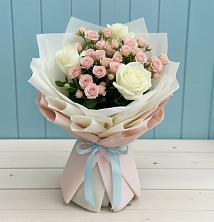 Букет цветов из:  Розы в Заозерном