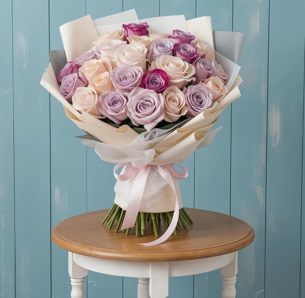 Букет цветов из: Розы в Заозерном