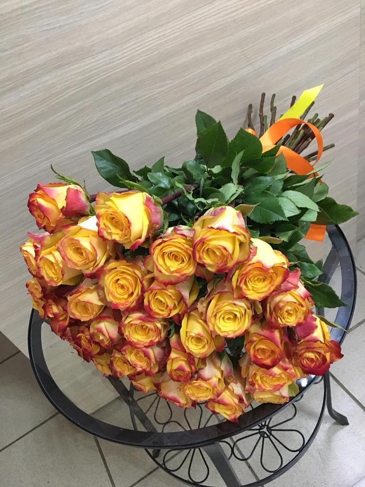 Букет Желтые розы в Заозерном