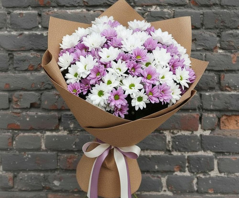 Букет цветов из: Хризантемы в Заозерном