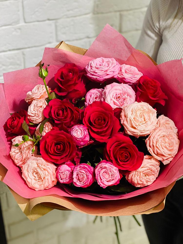 Букет цветов из: Розы в Заозерном