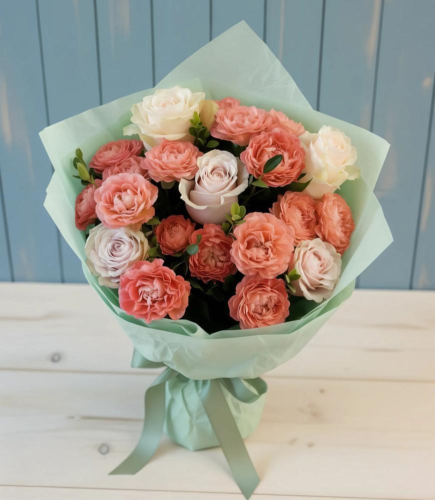 Букет цветов из: Розы в Заозерном