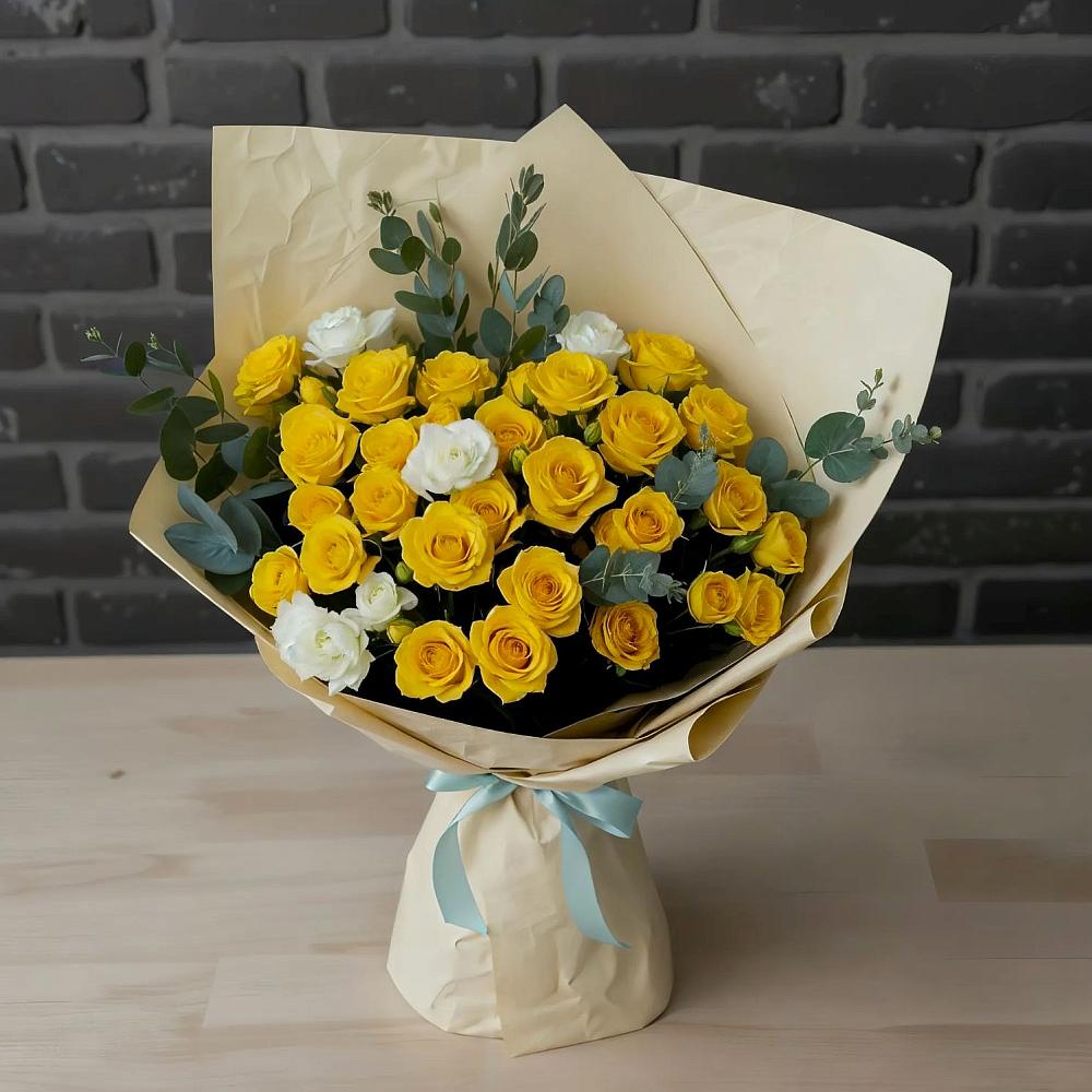 Букет цветов из: Розы в Заозерном