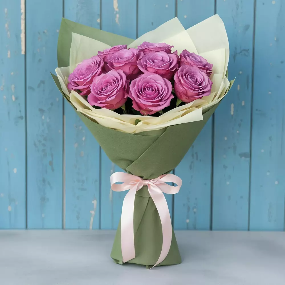 Букет Розы Фёрст Леди в Заозерном