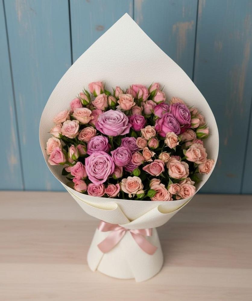 Букет цветов из: Розы в Заозерном