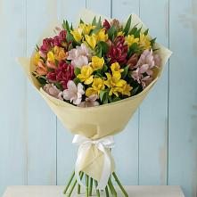Букет цветов из:  Альстромерии в Заозерном