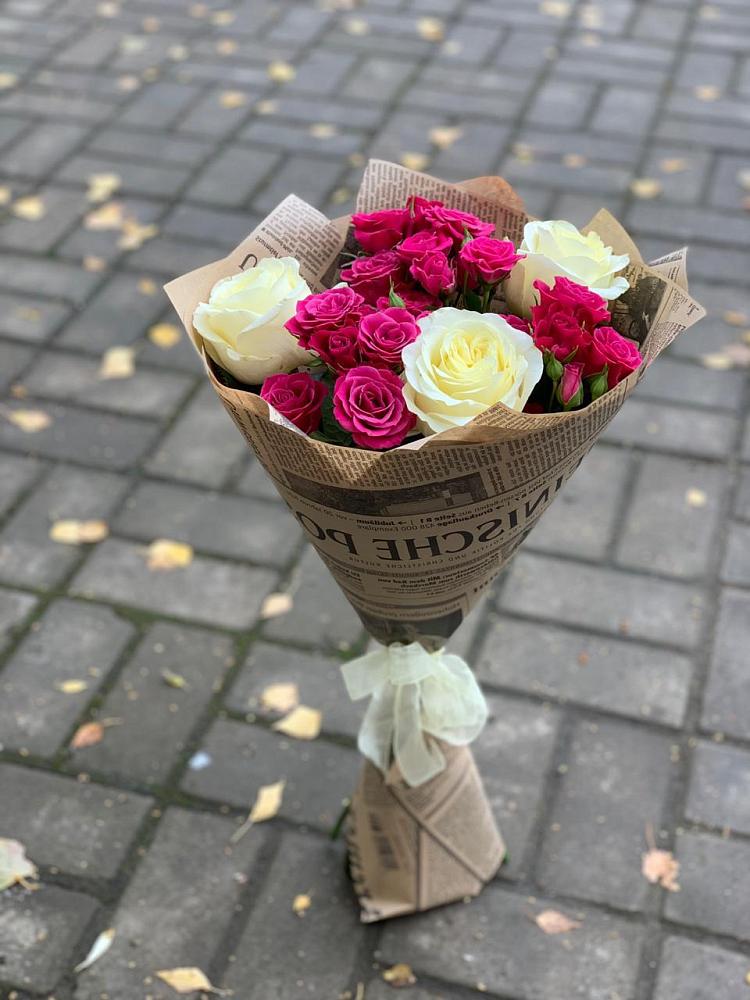 Букет цветов из: Розы в Заозерном