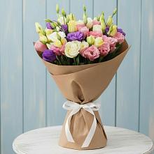 Букет цветов из:  Лизиантусы в Заозерном