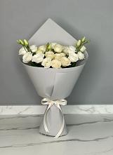 Букет цветов из:  Розы и Лизиантусы в Заозерном